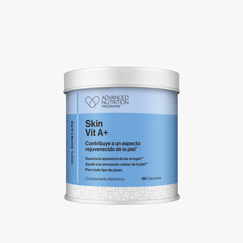 Skin Vit A+ de Advanced Nutrition Programme, formato de 60 cápsulas